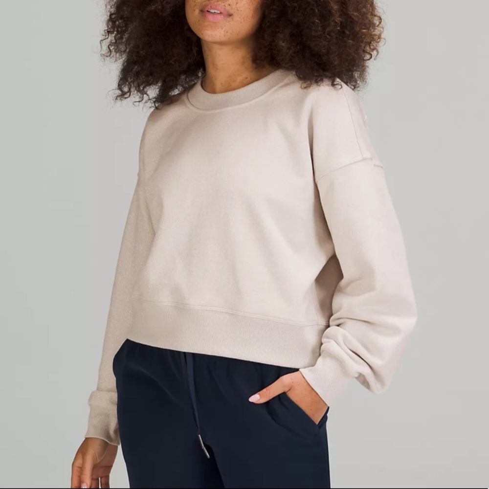 Lululemon Perfectly Oversized Cropped Crew